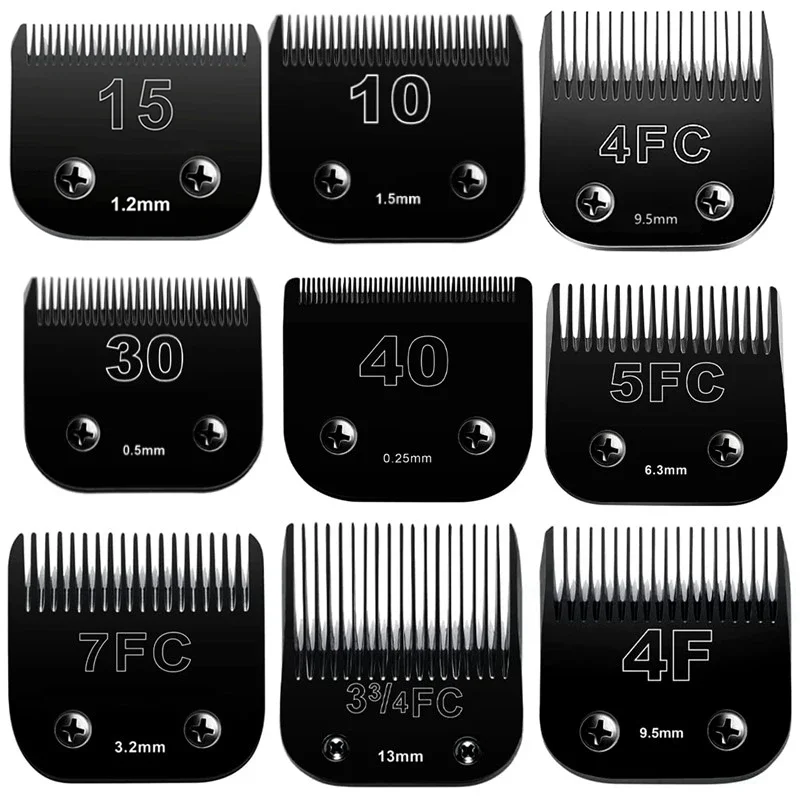 

10/15/30/40/4FC/5FC/7FC Replacement Blade For Andis AG,AGC,BDC,BGC,MBG/Oster A5/Wahl KM Series Pet Trimmer Dog Clipper