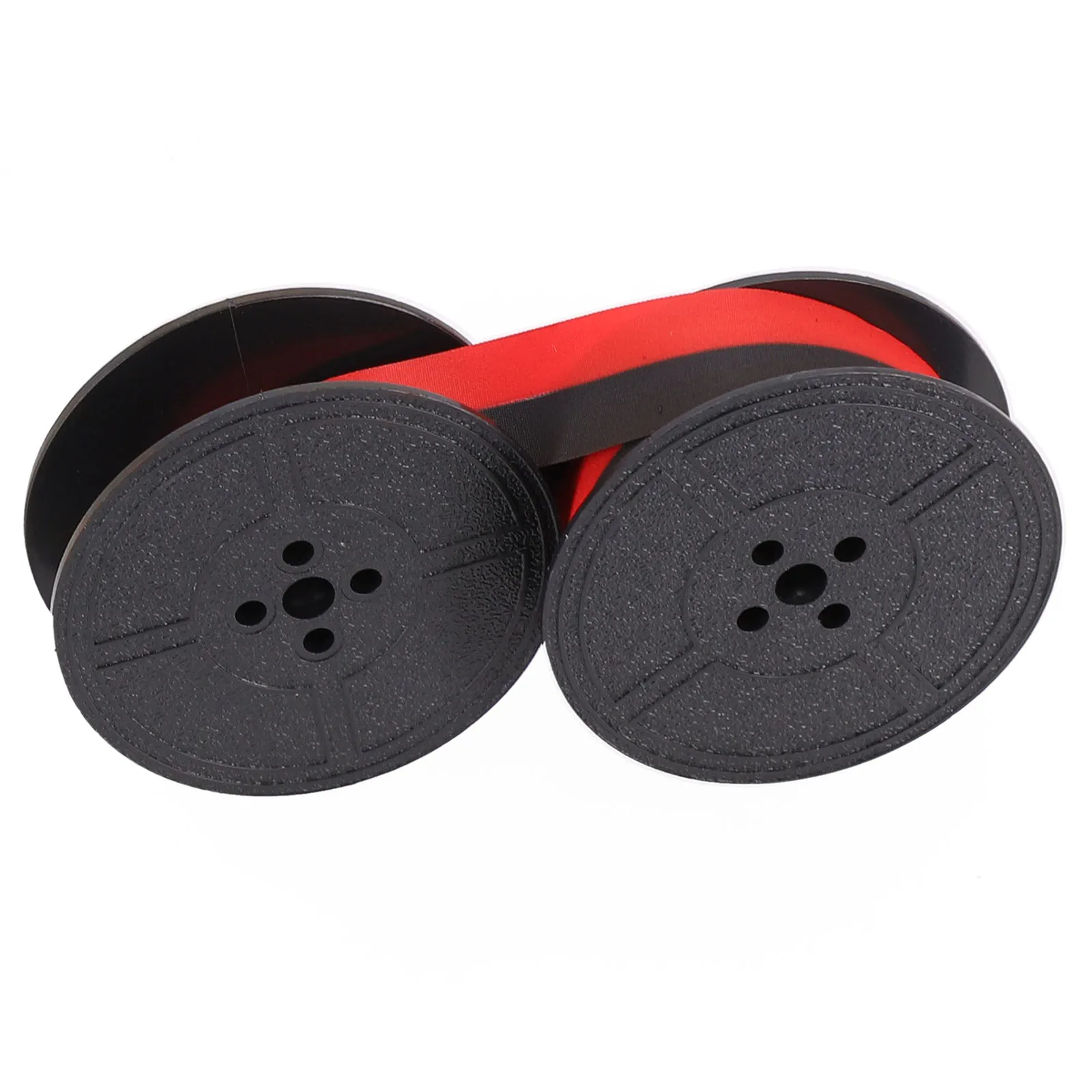 Typewriter Ink Ribbon Portable Typewriter Ribbon Calculator Ribbon Red Black Dual Color Double Circle Nylon Typewriter Ribbons