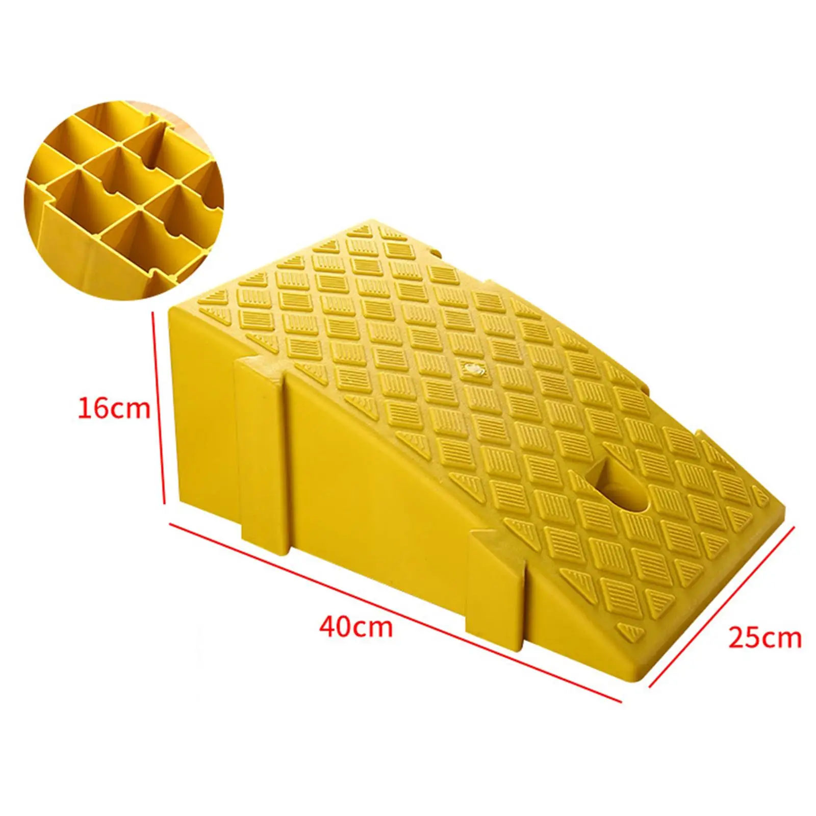 Rampa de umbral para el hogar, fácil de instalar, alfombrilla para pendiente, antideslizante, multifuncional, para acera de entrada, para acera de coche