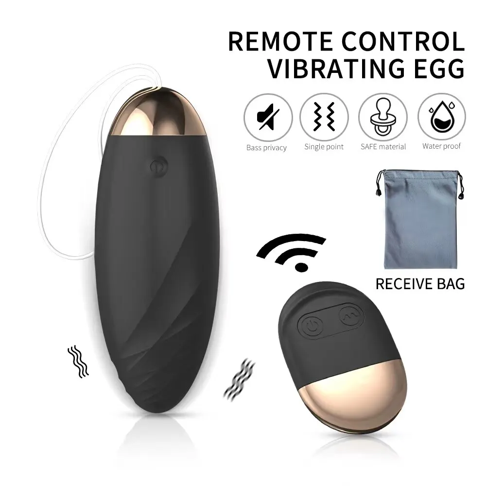 Wireless Remote Control Love Egg Vibrator G Spot Vaginal Clitoris Stimulator Body Massager for Adult Women Couples