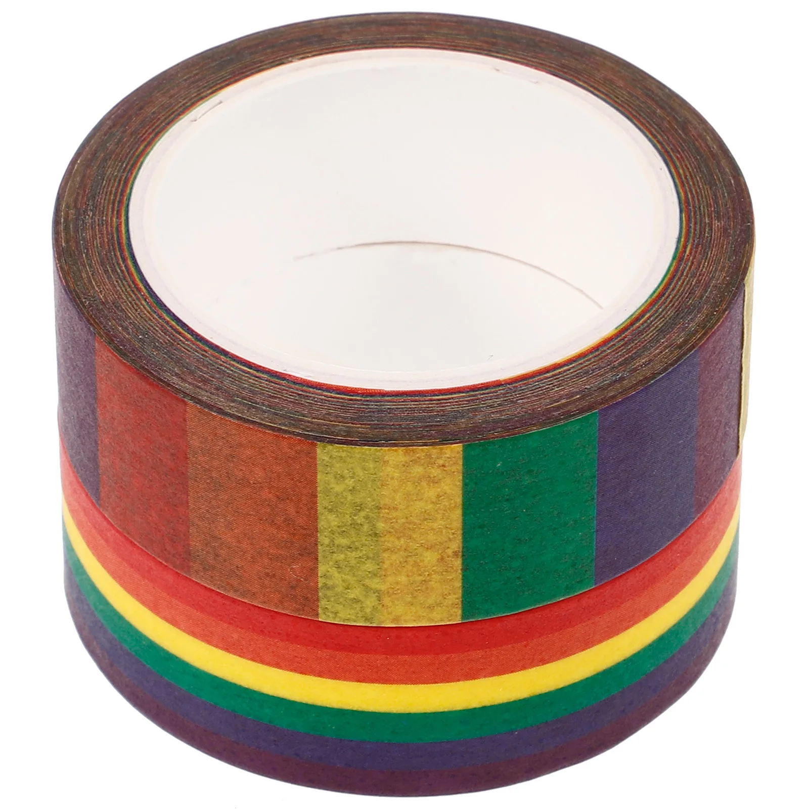 DIY Scrapbook Tapes 2 Rolls Multipurpose Japanese Paper Tape Clear Unfading Reusable Develops Kids Intelligence