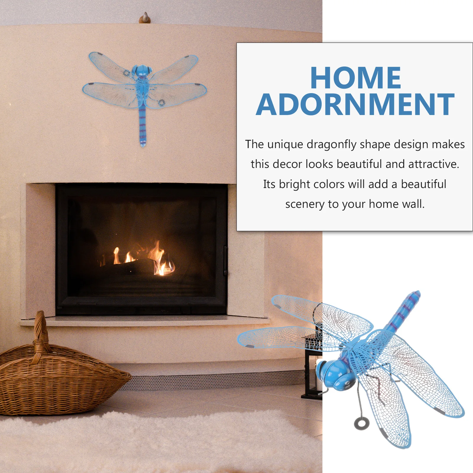 

Wrought Iron Dragonfly Decorations Garden Room Wall Art The Fence