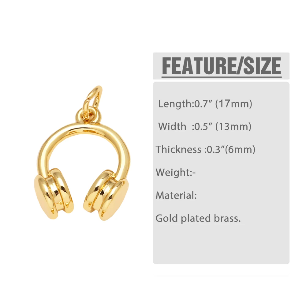 OCESRIO Crystal Shell Butterfly dijes para bisutería Copper Gold Plated Cross Earphone Virgin Mary accesorios de joyería chma275