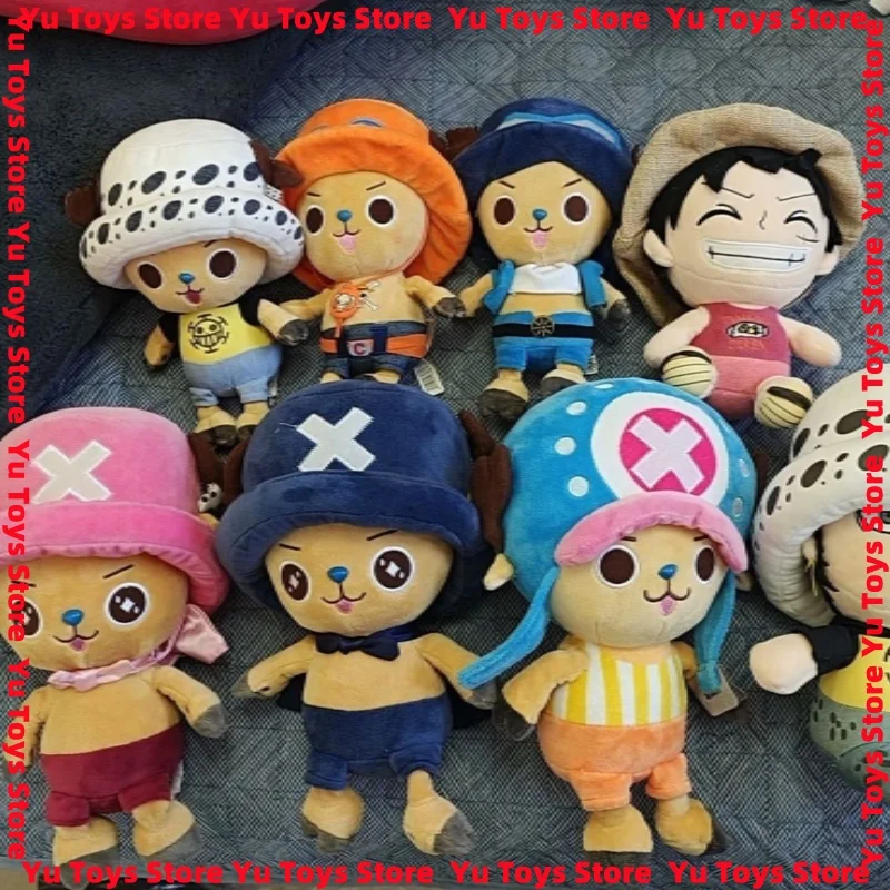 

In Stock Large 70cm One Piece Figure Monkey D. Luffy Tony Chopper Stuffed Plush Doll Toy Decorat Sleeping Pillow Christmas Gift