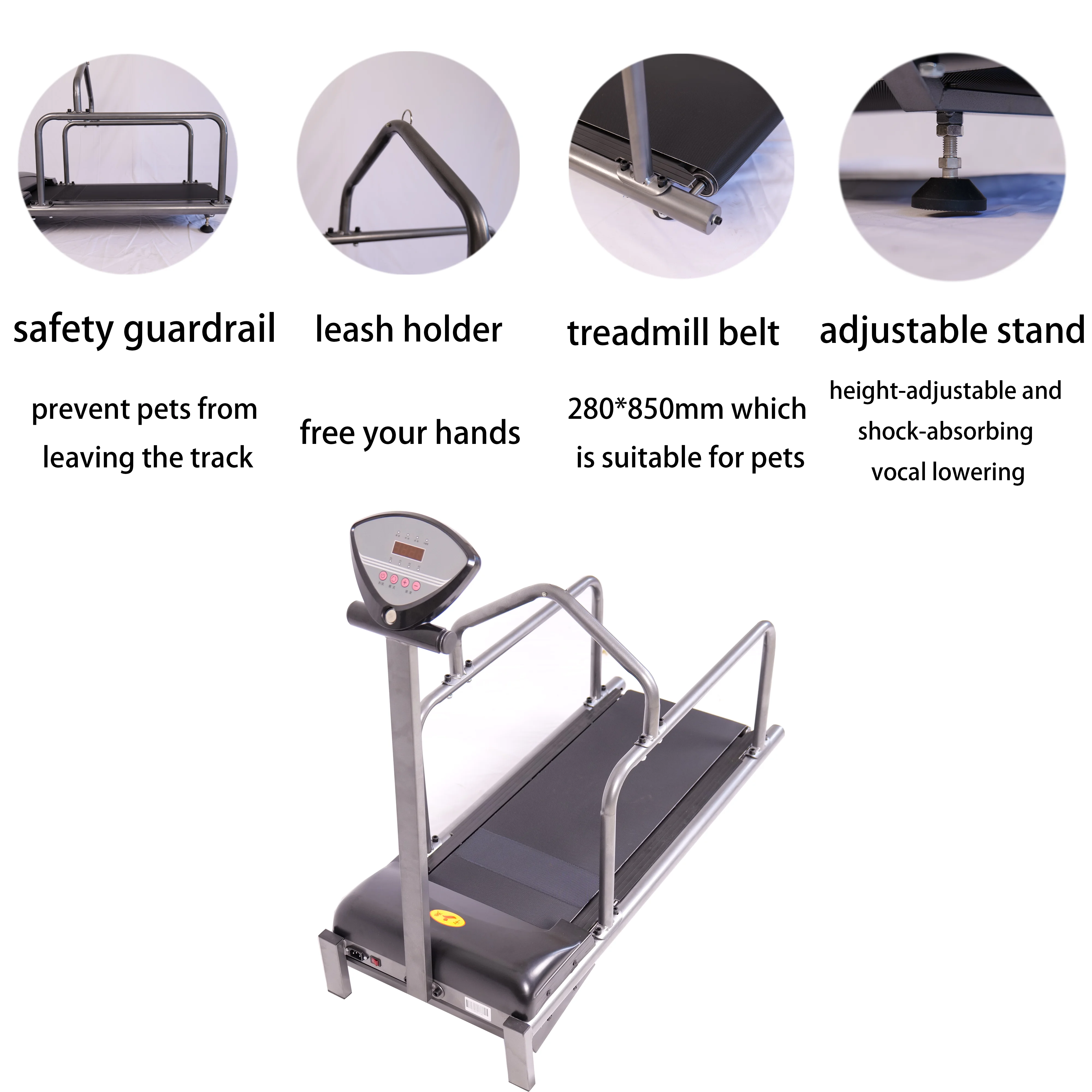 Pet treadmill fostering a positive and enjoyable exercise experience to keep pet motivated on their shaping journey