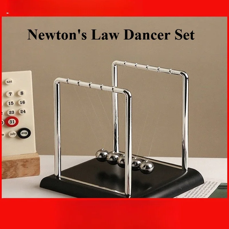 Christmas plastic Newton's bump balls, stress-relief pendulum floats, toys, office decor, creative gifts