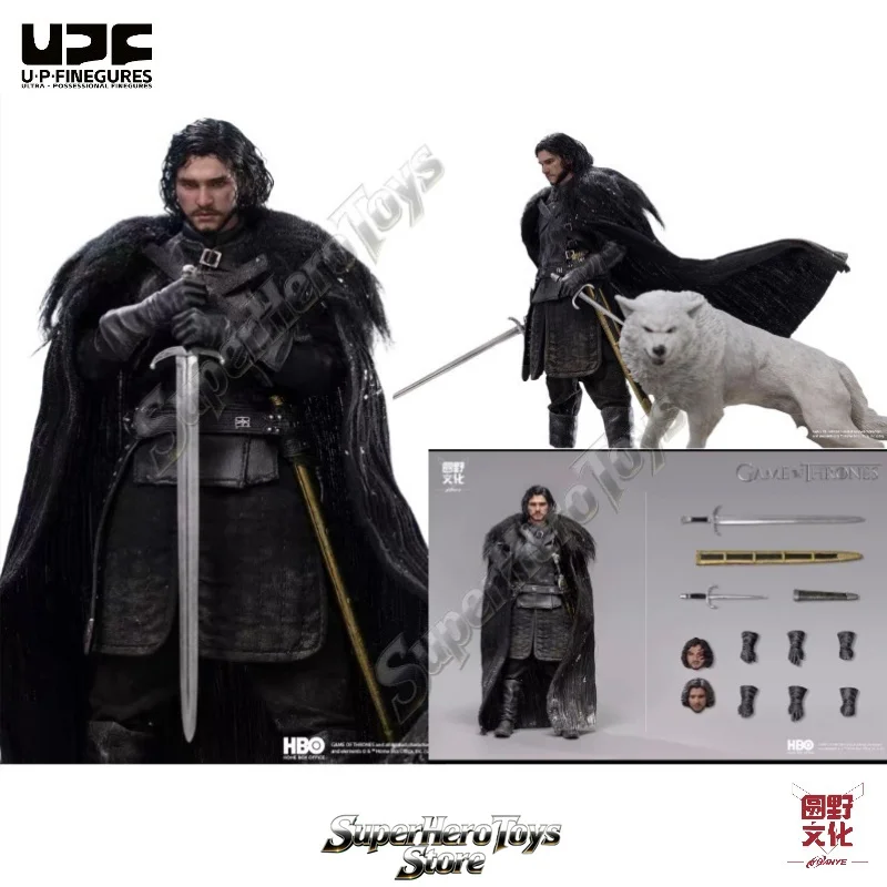 1/12 Schaal Fondjoy Yuanye X Kongling Toys Game of Thrones Jon Snow Collectible Actionfiguur met Kledingmodel Ornament Cadeau