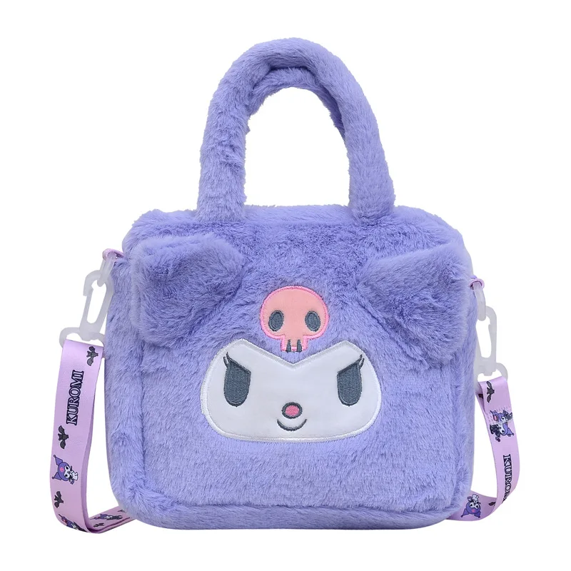 Torba Sanrio Kawaii Kuromi Cinnamoroll moja melodia Cartoon Anime pluszowa torebka kosmetyczka torba podróżna do przechowywania kobiety dziewczyna