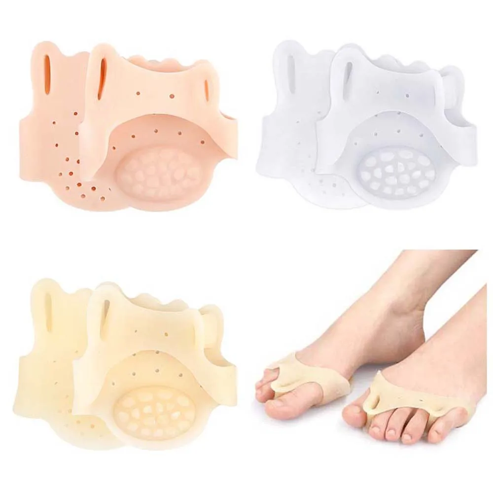 Polegar Ajustador Valgus, Toe Separadores Pads, Orthotics Brace, Absorção De Choque, Pés Corretor, Engrossar Palmilhas Meio Quintal