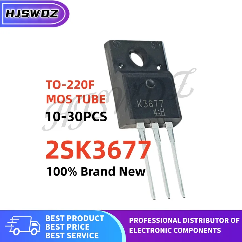 10~30Pcs New 2SK3677 K3677 TO-220F N-channel MOSFET Field effect Transistor In Stock