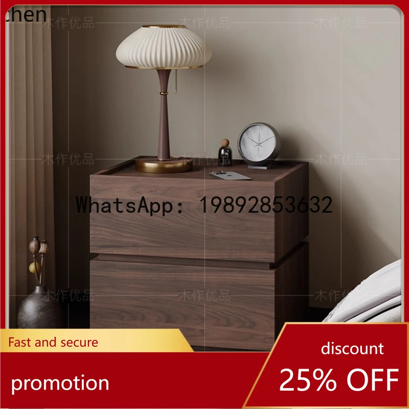 Bedroom Nightstand Storage Cabinet French Retro Modular Bedside Storage Cabinet Large and Small Bedside Cabinet