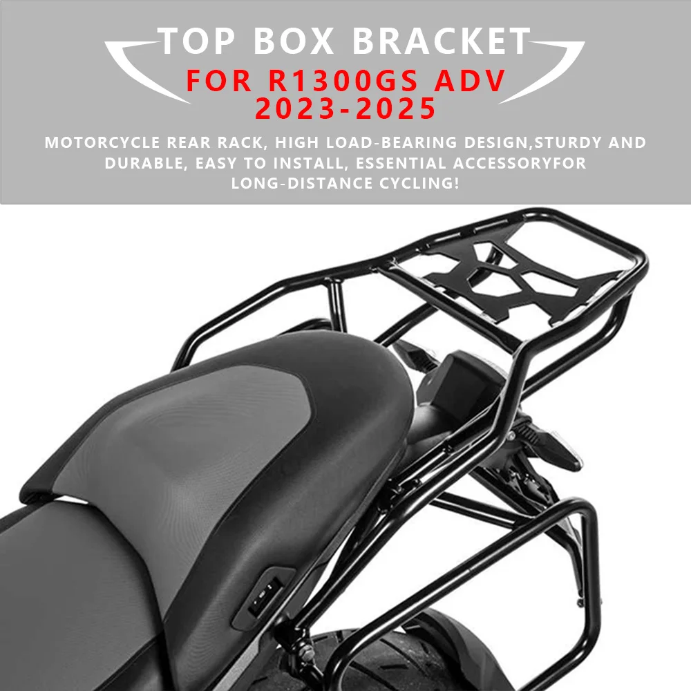 

MTKRACING For BMW R1300GS ADV 2023-2025 Motorcycle Rear Luggage Rack Cargo Holder Top Box Carrier Shelf Bracket Accessories