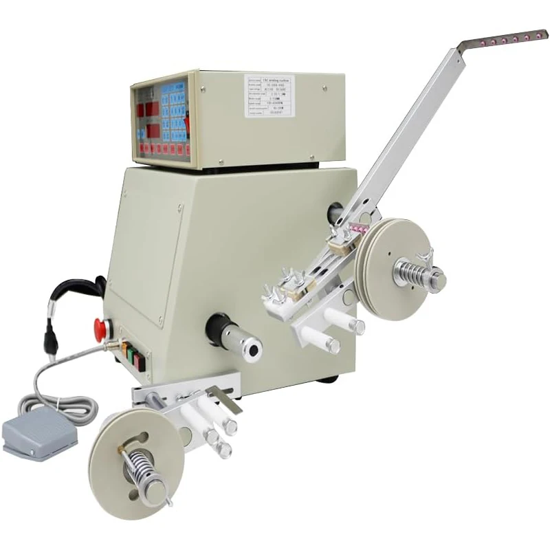 110 فولت التلقائي لفائف الأسلاك النحاسية آلة لف CNC لفائف مايكرو كابل اللفاف مع وظيفة الذاكرة خطوة محرك معزز اللفاف النحاس