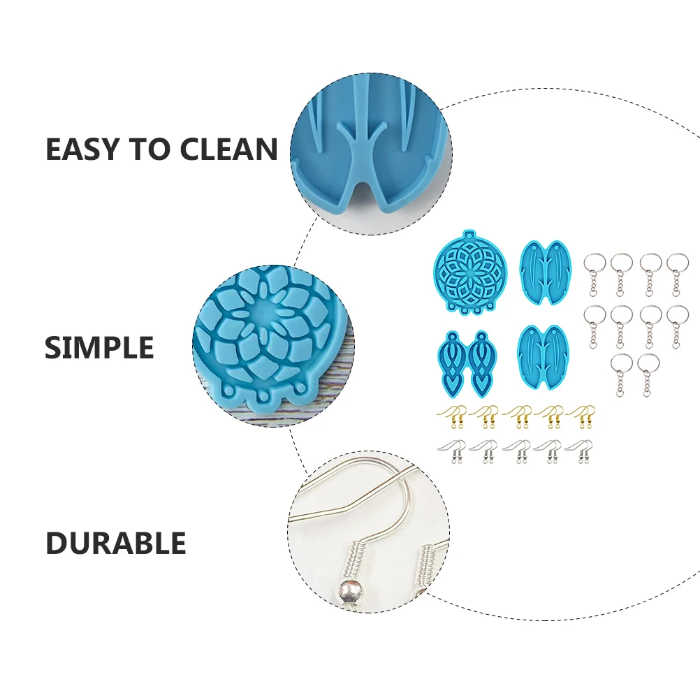 

1Set Dream Catcher Mold High Quality Silicone DIY Wind Chime Mould Epoxy Resin Casting Tool for Craft Jewelry Making