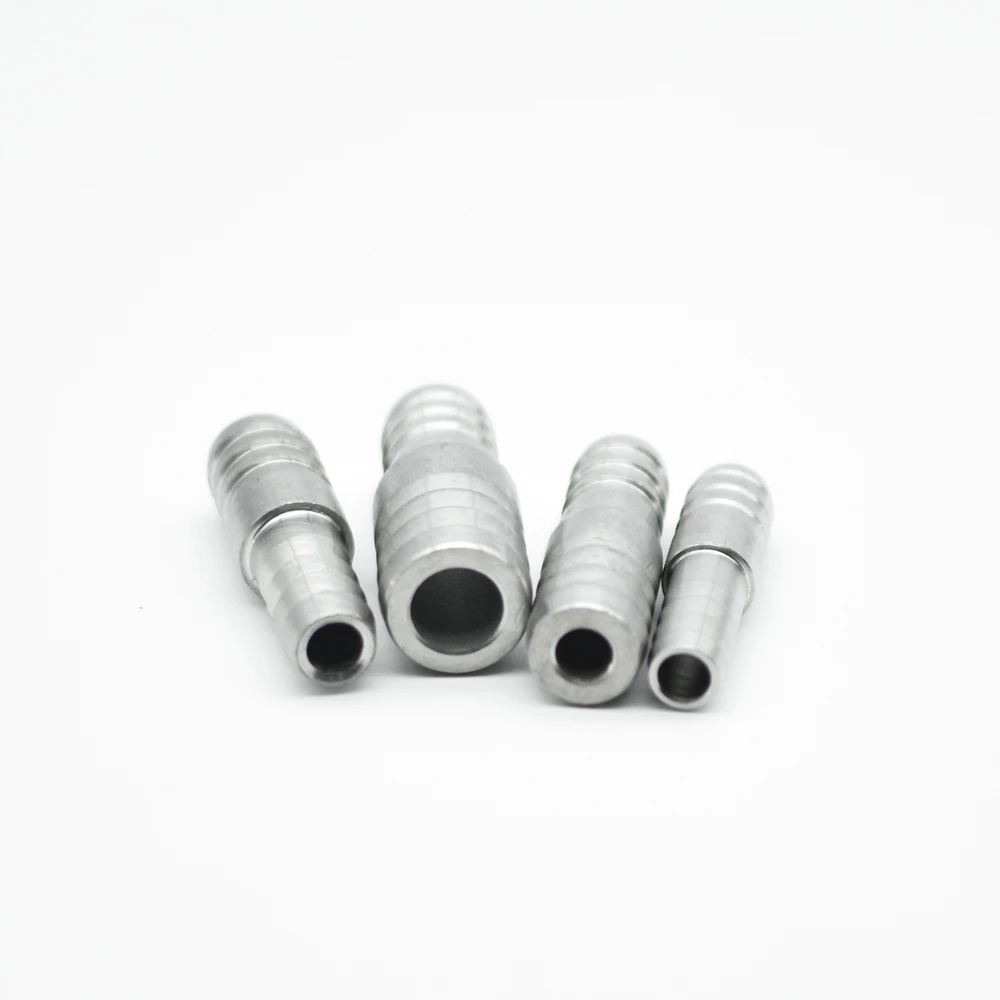6, 8, 10, 12, 13, 14, 15, 16, 18, 19, 20–60 mm Schlauch mit Widerhaken, gerader Anschluss, Rohrverschraubung, 304 Edelstahl, Wasser, Luft, Heizöl – Detail 4