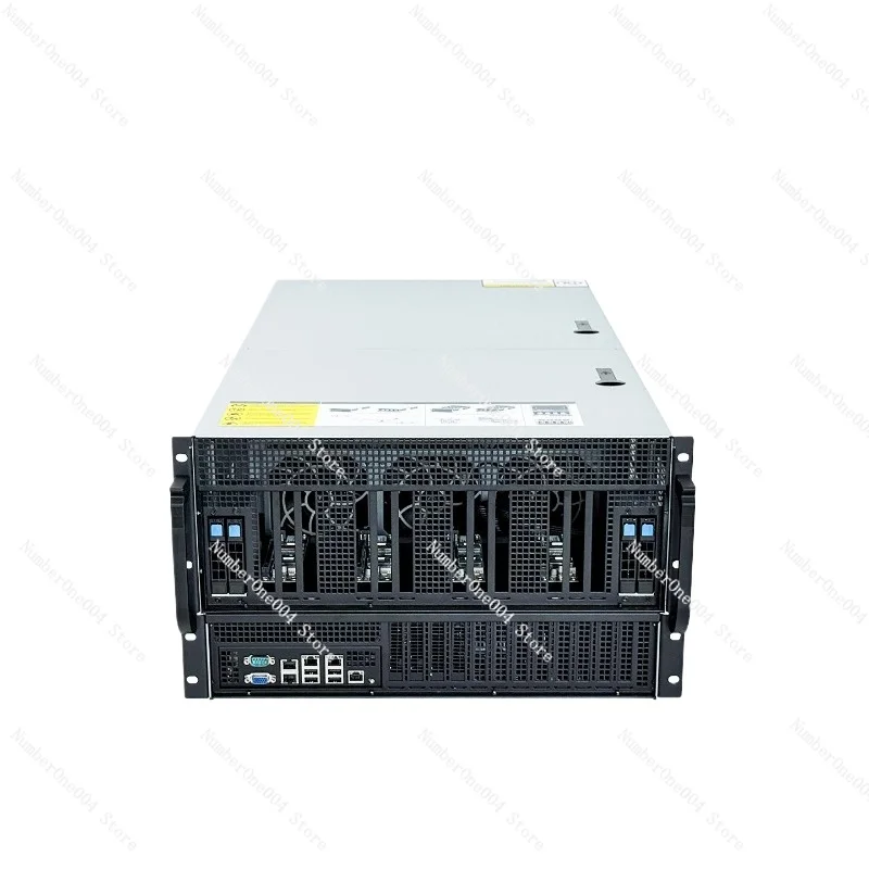 

6U Rackmount 8-карточный игровой графический процессор для глубокого обучения, ИИ-вычислений и рендеринга, рабочая станция, GPU-сервер Barebone
