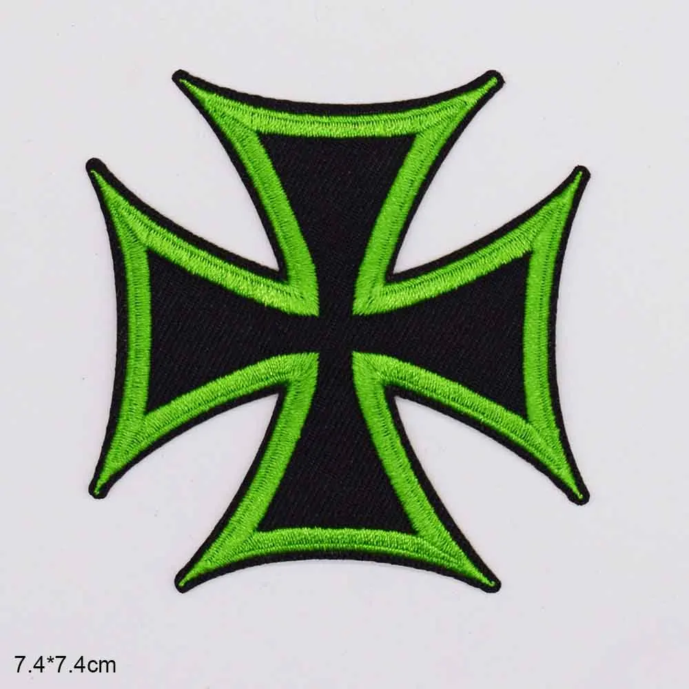 الحديد الصليب كروم ألمانيا 1813 مالطا الفضيلة رمز الحديد على بقع الملابس المطرزة للملابس بالجملة