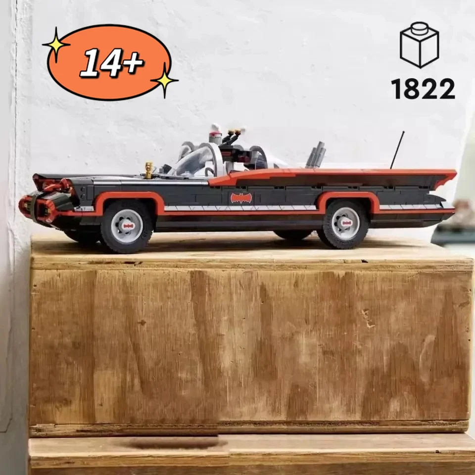 

MINISO 1822pcs Bat Series Car Building Blocks Mobile Car Model Brick Toys for Kid Adults Christmas Gifts Compatible 76328