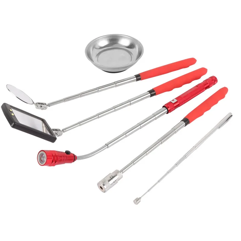 

Parts Strong Magnetic Pickup Suction Iron Bar Auto Repair Inspection Mirror Bottom Inspection Tool Suction Screw Artifact