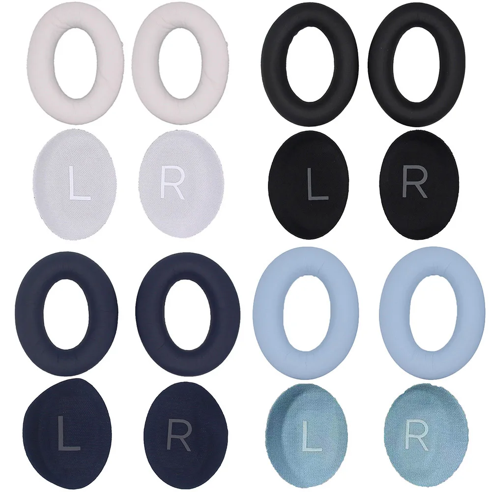 Headset-Schutzhülle, Protein-Leder, Ersatz-Kopfhörerpolster, Ersatz-Ohrpolster für Bose QuietComfort 45 Kopfhörer