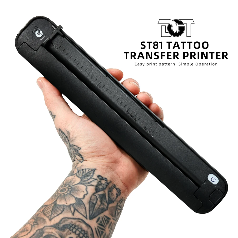 Wireless Portable Thermal Printer Small Tattoo Printers Bluetooth A4 Support Compatible with Phone &PC for Tattoo Design Printer - view 3