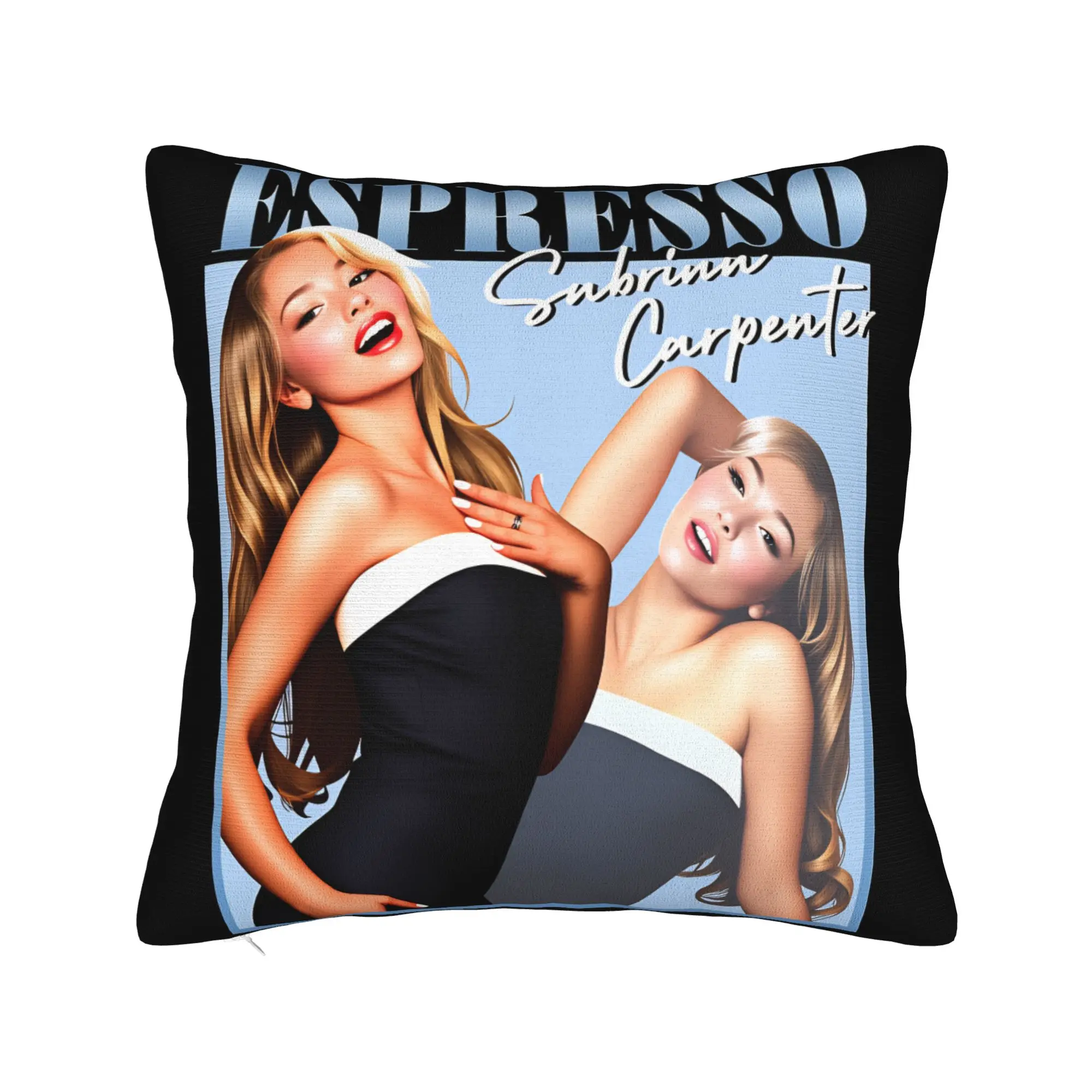 

Pillow Cover Sabrina Carpenter American Singer Morden Pillow Case For Living Room Sofa Pillowcases
