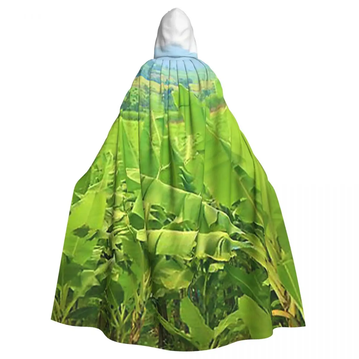 Banana Plantation In Australia Long Hooded Cloak Witch Medieval Costume Cosplay Cape HalloweenVampire Adult Unisex