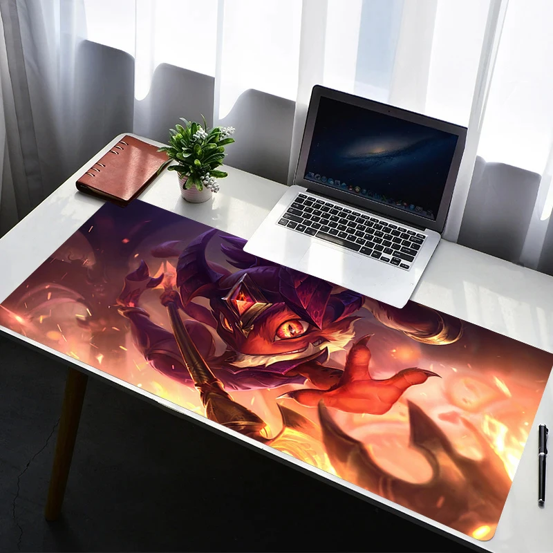 

Mouse Pad Laptop Non Slip Extended Desktop Mouse Mat PC L-league of Legends Fizz Rubber Keyboard Pad Gaming Accessories Mousepad