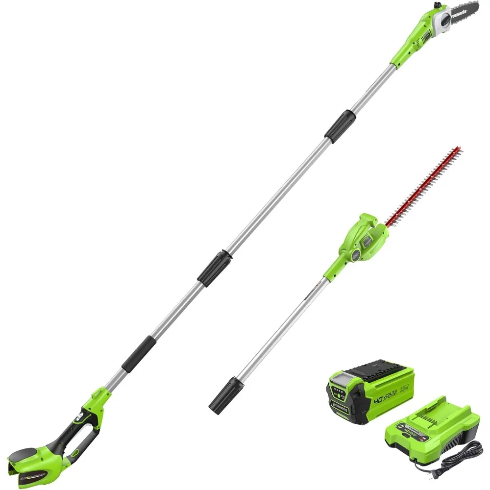 

40V 8" Pole Saw + Pole Hedge, 2.0Ah Battery (Gen 1)