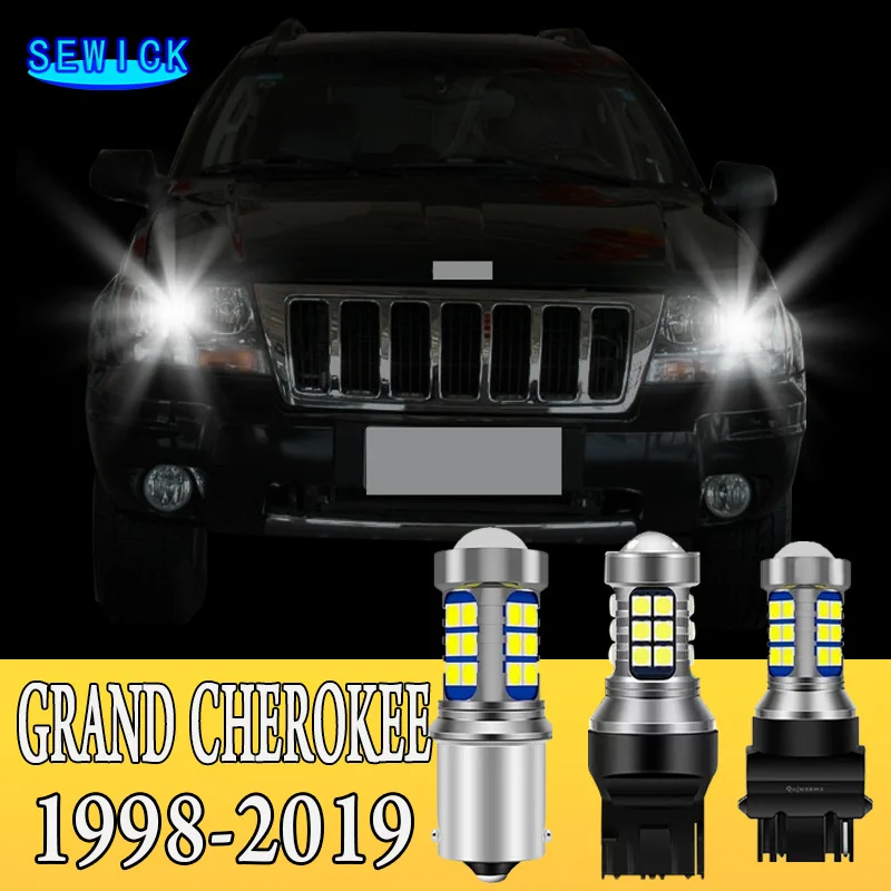 2pcs LED Turn Signal Light Turning Bulb Accessories For Jeep Grand Cherokee 1998-2019 2005 2006 2007 2008 2009 2010 2011 2012