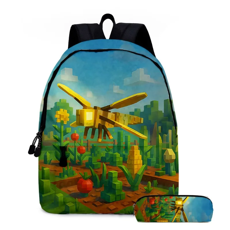 

Game ROBLOX Grow A Garden Creative Cartoon Peripheral Backpack for Students Boys Girls Bags Teens Daily Backpack Travel Rucksack