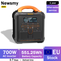 Newsmy S600 Portable Power Station 700W Solar Generator 551.25Wh LMFP Battery Home Backup Outdoor Camping Mobile power