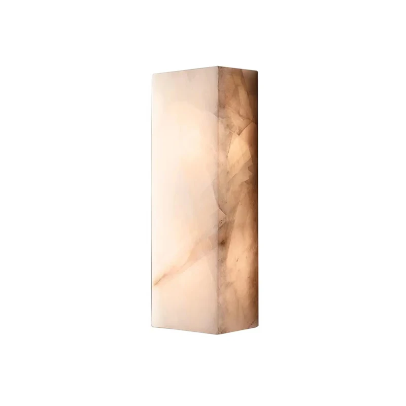 IP 65 Water Proof Outdoor American Rectangular Natural Marble LED Wall lamp Wall Light Wall Sconce For Front Door Backyard