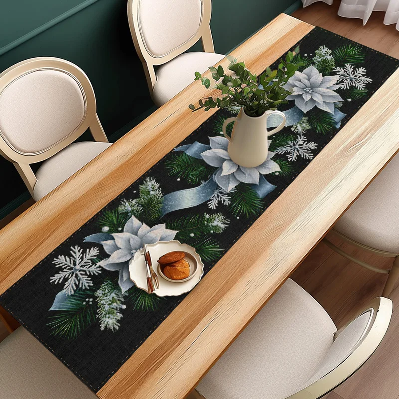 1pc Home, Kitchen, Dining Room Printed Table Flag Cloth Tableware Accessory for Office Coffee Table and Tea Table Runner