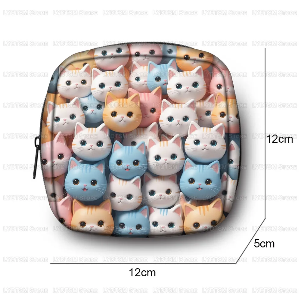 Cartoon Mouse Penguin Bear Rabbit Cosmetic Case Women Makeup Bag Zipper Pouch Toiletries Organizer Girls Cosmetic Bags