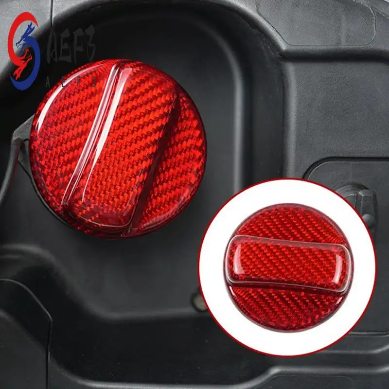 

AEF3-Real Hard Carbon Fiber Car Fuel Tank Cap Trim Cover Universal For Toyota GR86 2021 2022 2023 Camry Yaris
