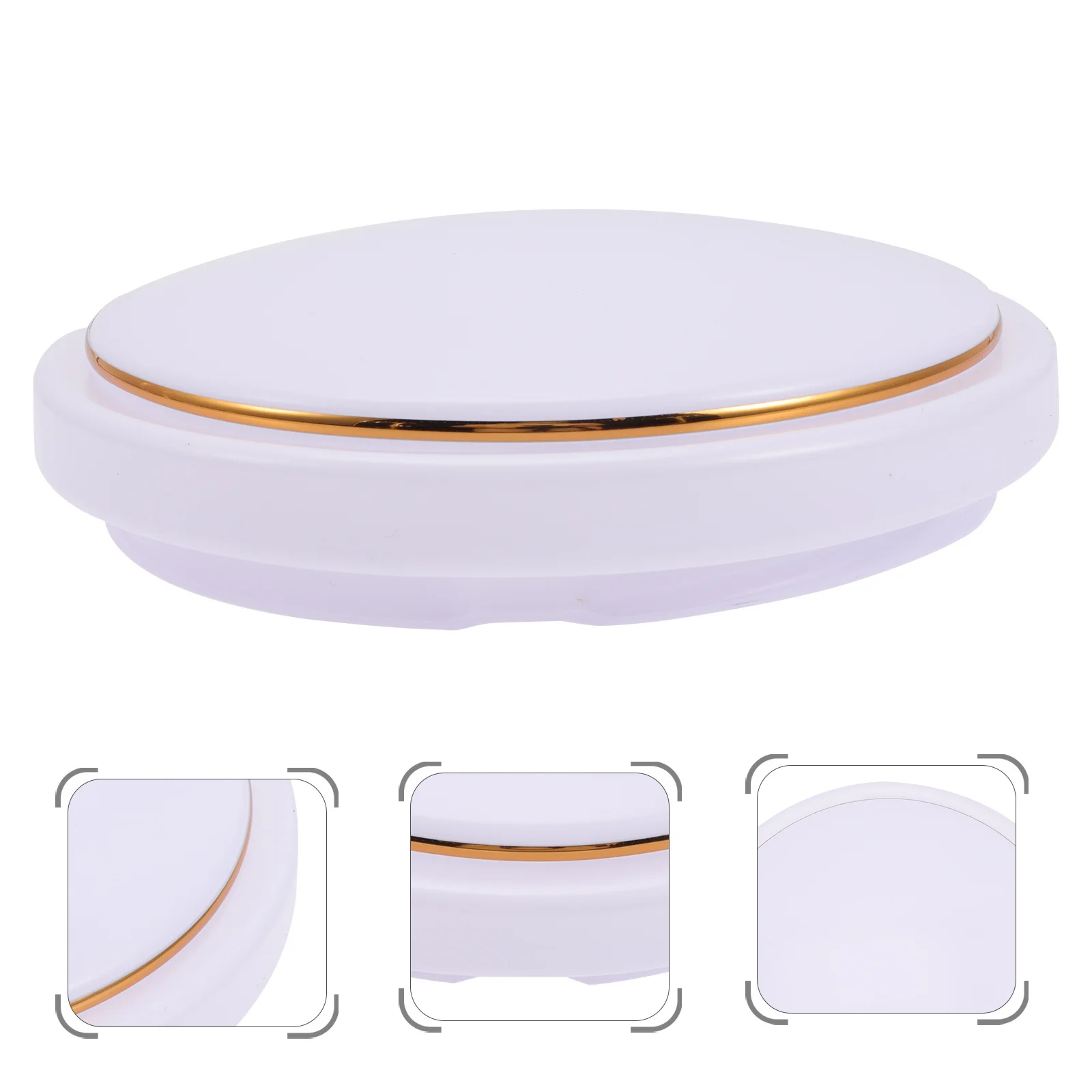 

Small Ceiling Lamp Shade Circular Durable Plastic Cover Fixture Replacement Globe Indoor Light Cover Small Lamp Shades