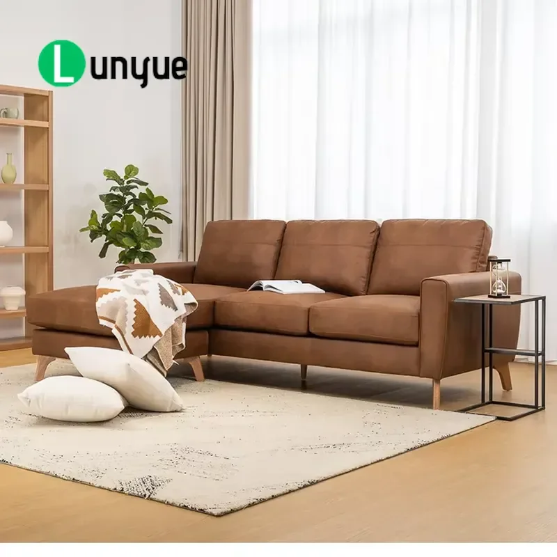 L Shaped Recliner Sofa Modern Home Office Furniture Stylish Comfortable Elegant Living Room Sectional Couch with Chaise