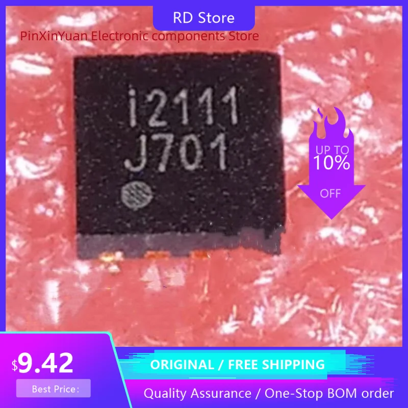 10PCS/LOT New original i2111 IML2111CL-TR IML2111CL IML2111 Screen printing TDFN-8 Liquid crystal chip Free Shipping