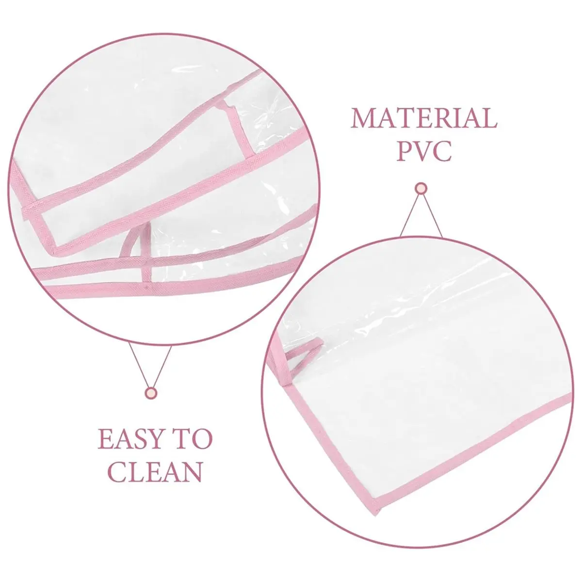 Hairdresser Chair Back Cover Plastic Salon Styling Chair Protector 20X15 Inch Waterproof Anti-Stain for Beauty Salon Use