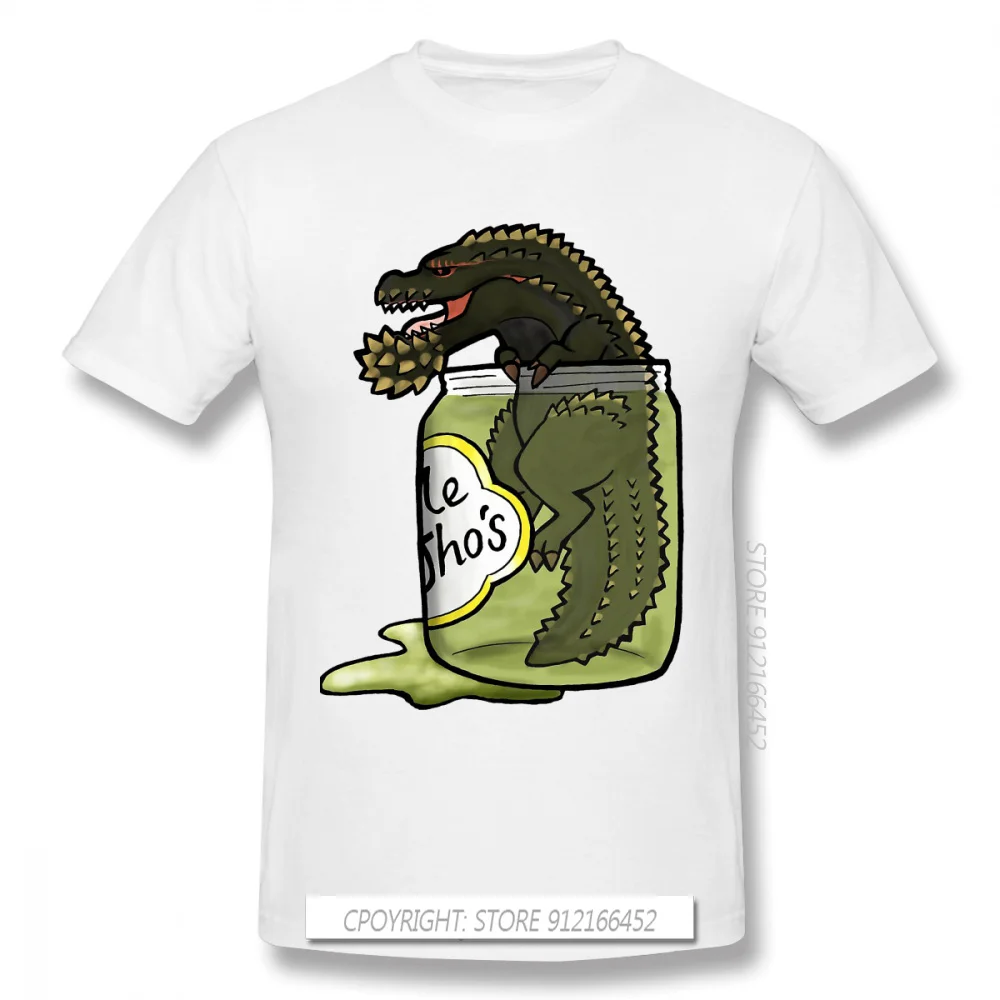 Men Monster Hunter Felyne Palico Game T-Shirt Funny Tops The Terrifying PickleJho Pure Cotton Tee Harajuku TShirt