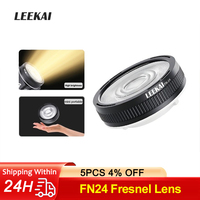 LEEKAI FN24 Fresnel Lens Spotlight Mini Bowens Mount Focusing Lens for COB LED Video Light like Yongnuo Nanguang Zhiyun Light