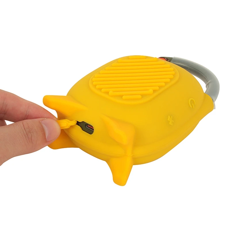 Anti-Fall Silicone Speaker Case para JBL, Clip 4, Capa Protetora