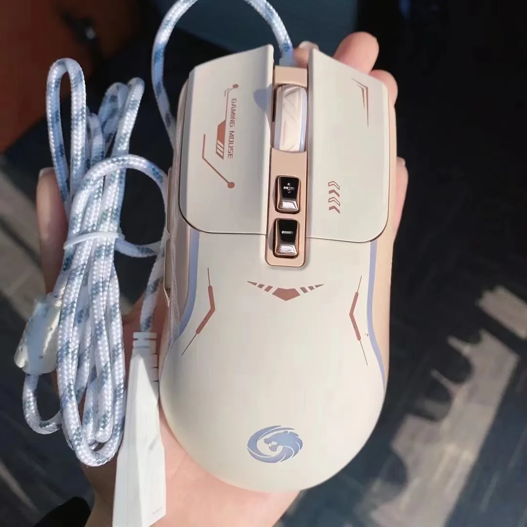 3 Mode Wireless Gaming Mouse With RGB Charging Dock Macro Programmable