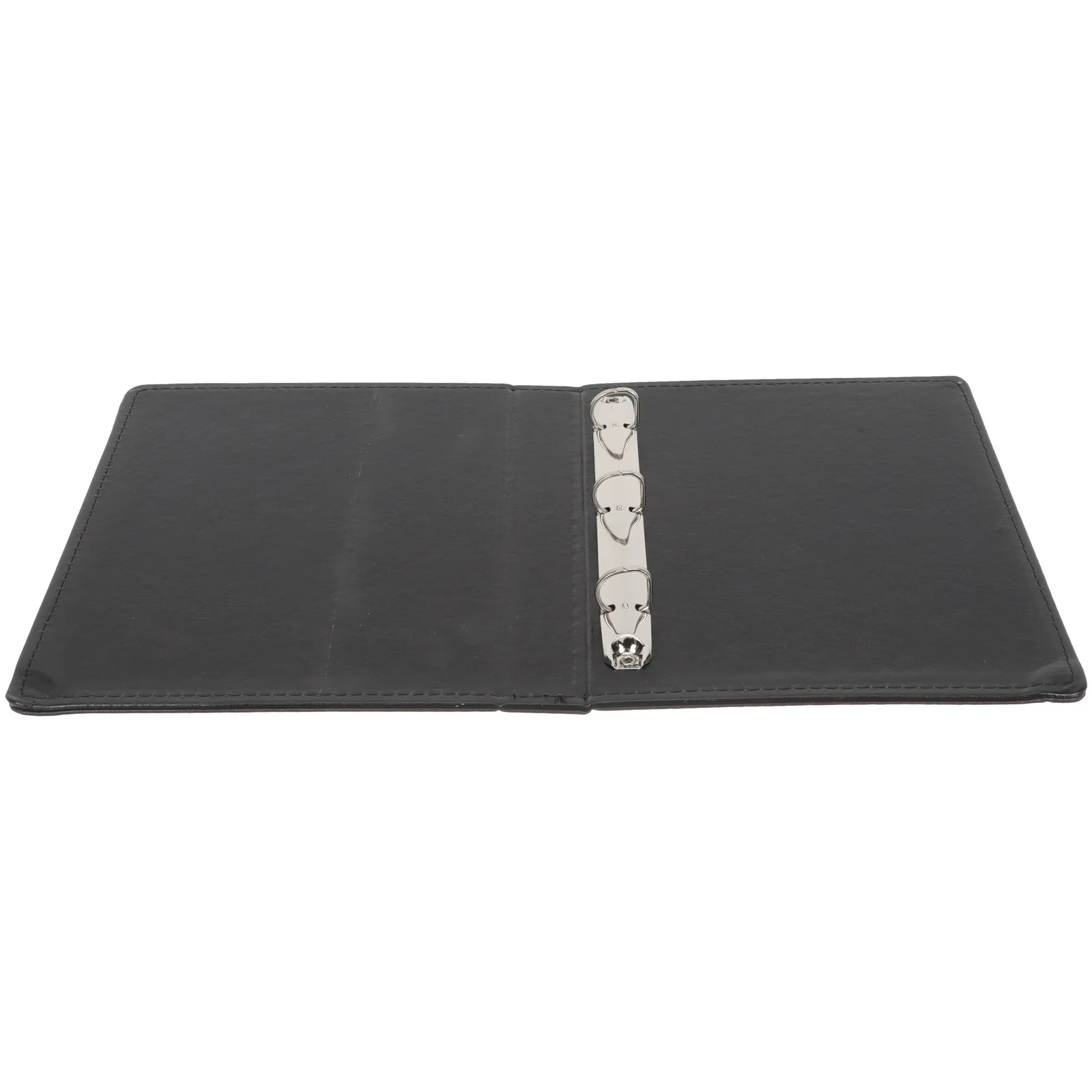 

PU Stamp Collecting Album A5 Black Binder Coin Collection Book Postcard Holder Lightweight Reusable Premium Material