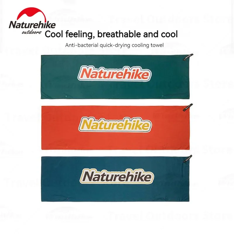 Naturehike Sneldrogende Handdoek Haar Gezicht Verkoelende Handdoeken Voor Sport Fitness Gym Toeristisch Strandbad Microfiber Doek Van 40 + 30X100Cm