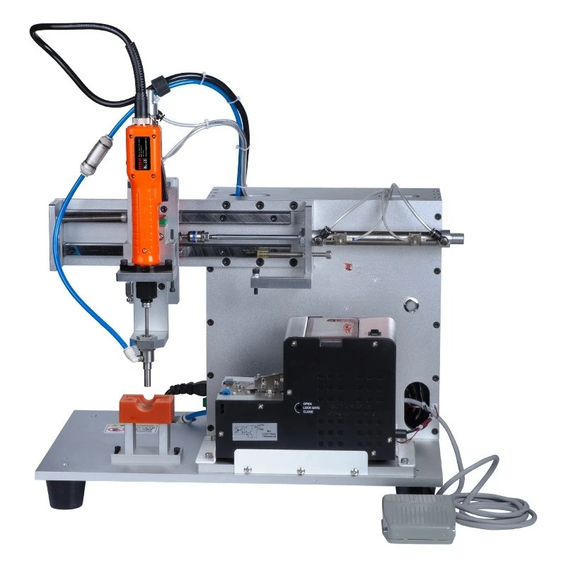 Single axis automatic locking screw machine, small mini feeder