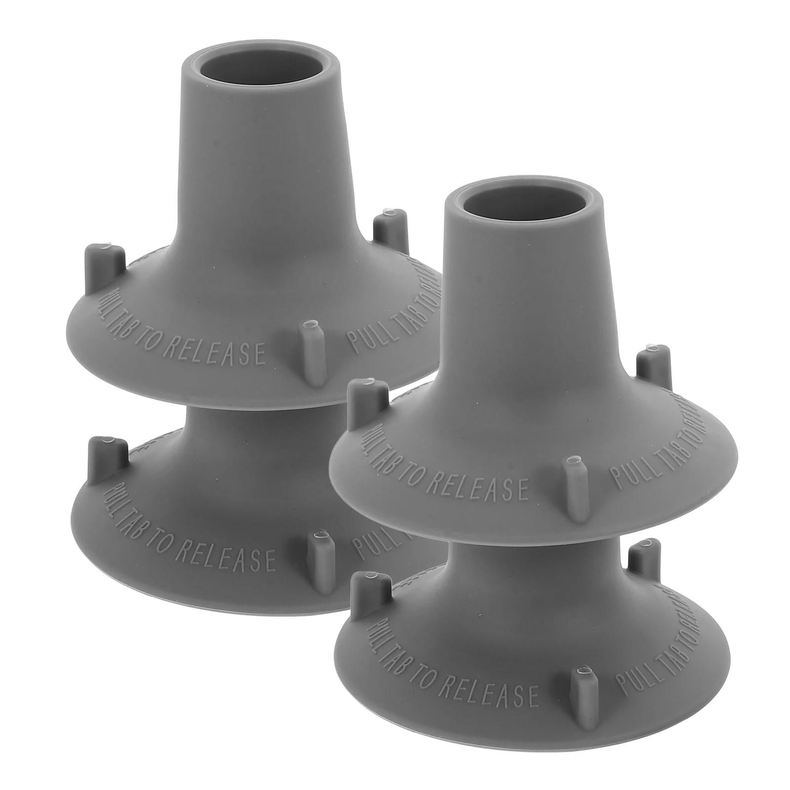 4 pezzi Tappetino per sedia da doccia Tappetini da bagno per protezioni per gambe Cappucci Protezioni per pavimenti in feltro Sottobicchieri per divano grigi