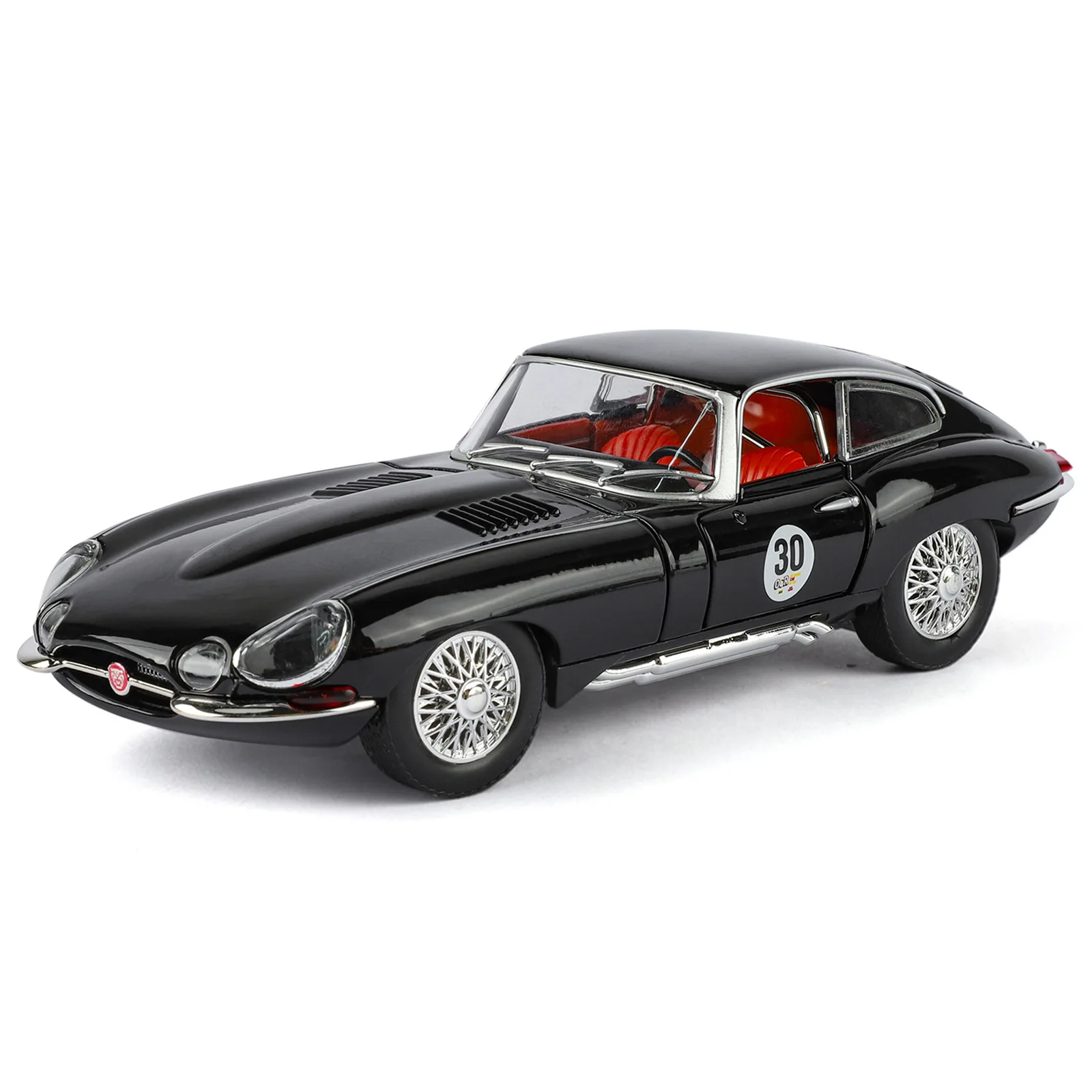 مجسم سيارة جاكوار E-Type كلاسيك 1961 بطول 19 سم | 1961 Jaguar E-Type Classic Sports Car Model 19cm