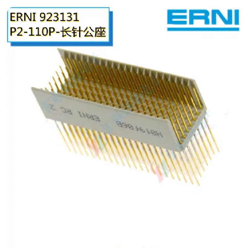 1Pcs/Lot   ERNI Electronics original 923131 Male Seat B-Type Long Pin CPCI Backplane Connector 110P Vertical P2 Male Seat 2.0